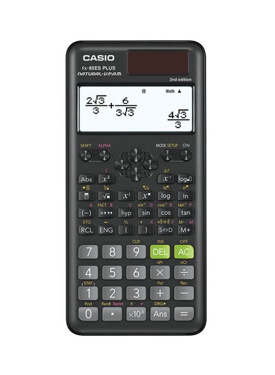 Buy FX-85ES PLUS 12-Digit Scientific Calculator Black/Grey/Purple in UAE