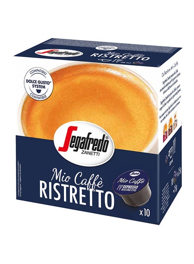 اشتري Mio Caffe Ristretto Dolce Gusto Compatible Capsules 7غم عبوة من 10 قطع في الامارات