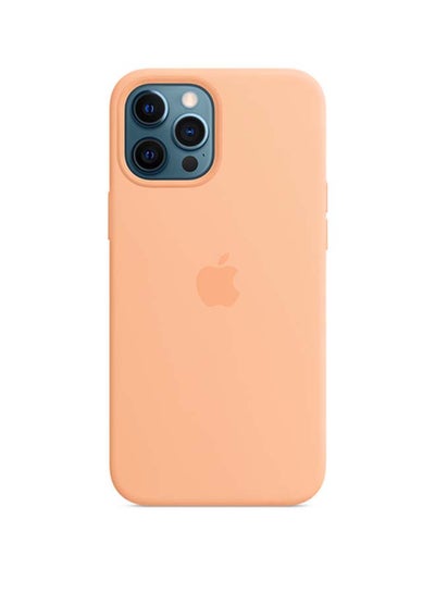 Buy iPhone 12 Pro Max Silicone Case with MagSafe Cantaloupe in UAE