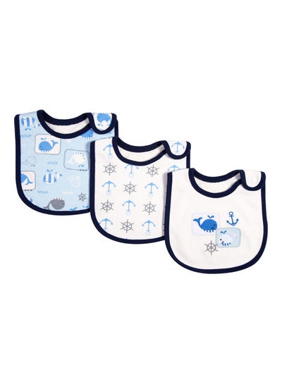 Buy 3-Pack Baby Bib Whale in Saudi Arabia