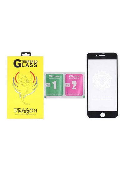 Buy AntiFingerprint 5D Glass Screen Protector for Apple iPhone 8 Black in Egypt