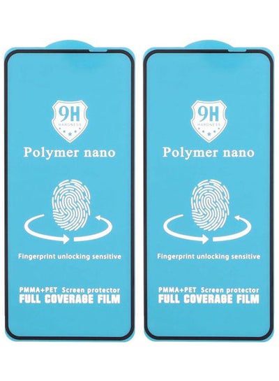 Buy 9H Polymer Nano Screen Protector For Realme 6 Pro Mobile Phone Set Of 2 Black in Egypt