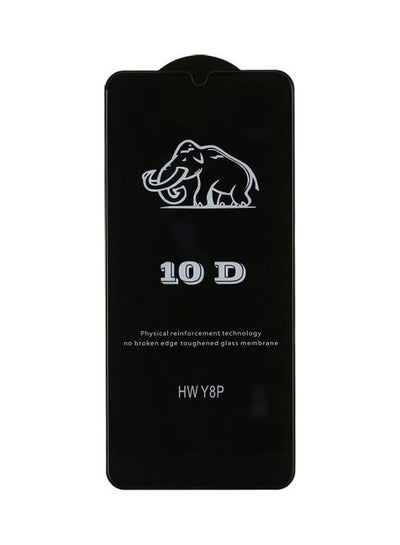 Buy Glass 10D Screen Protector for Huawei Y8P Mobile Phone Black in Egypt