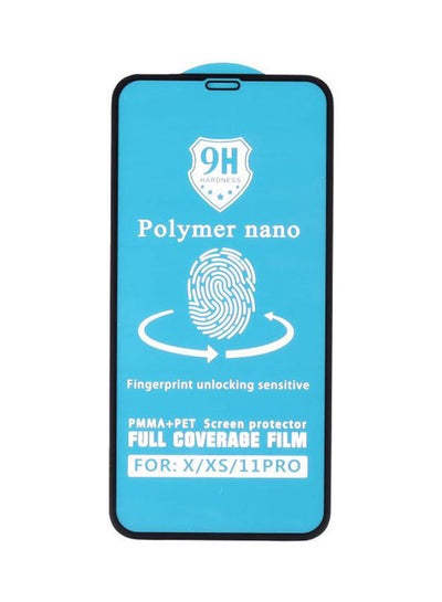 Buy Polymer Nano Screen Protector for iPhone Mobiles Black in Egypt