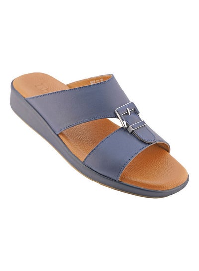 Buy Comfortable Buckle Style Arabic Sandals Blue in UAE