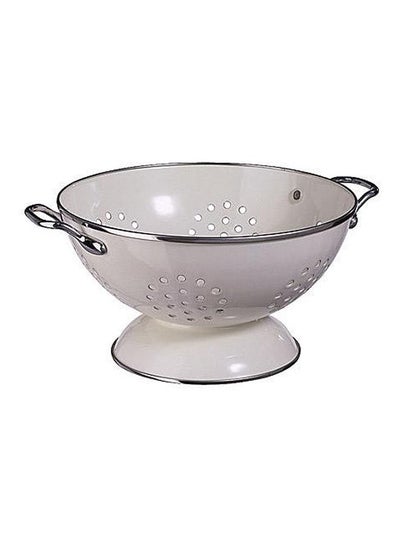 Buy Gemak Colander Off-White 22X13cm in Saudi Arabia