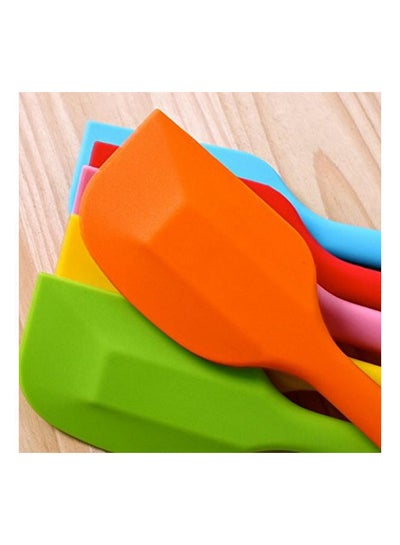 Buy Silicone Spatula Set Of 4 Multicolour 8.3X1.9X28.4cm in Egypt