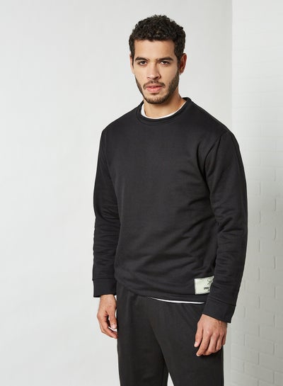 Buy Plain Oversize Sweatshirt black in Egypt