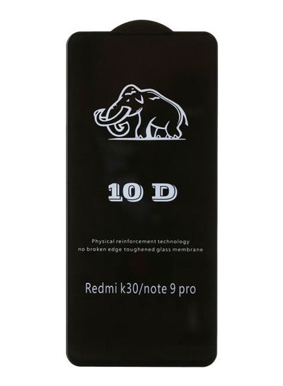 Buy Glass 10D Screen Protector for Xiaomi Redmi K30 and Xiaomi Note 9 Pro Mobile Phones Black in Egypt