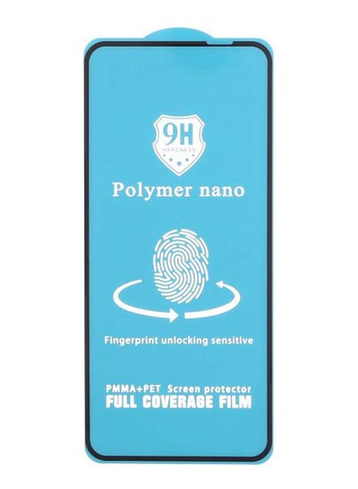 Buy 9H Polymer Nano Screen Protector for Realme 6 Pro Mobile Phone Black in Egypt