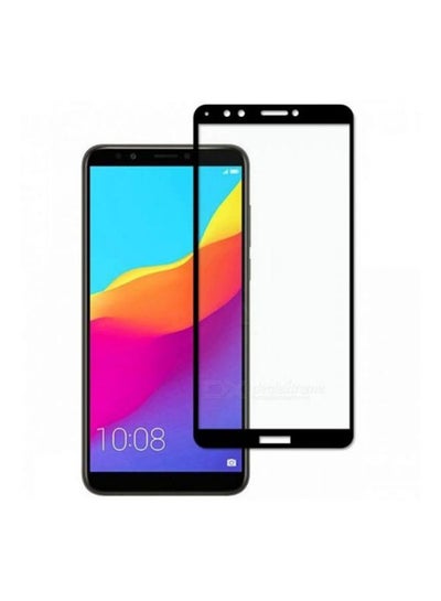 Buy Glass Screen Protector For Huawei Y7 Prime 2018 Black in Saudi Arabia