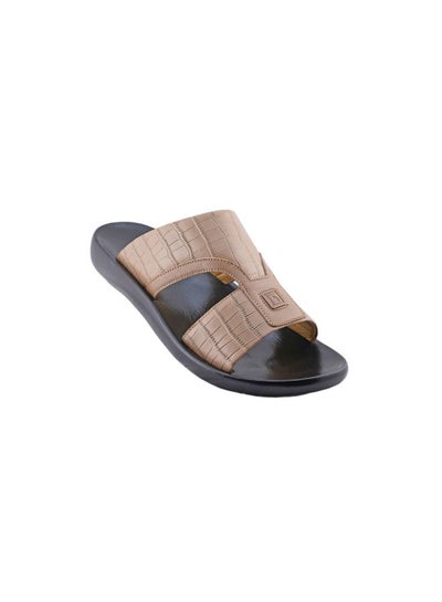 Buy Casual Comfortable Arabic Sandals Beige in UAE