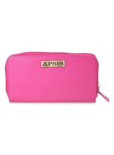 Buy Stylish Comfortable Logo Detail Wallet For Women AP_WLT_W2_Pink in UAE