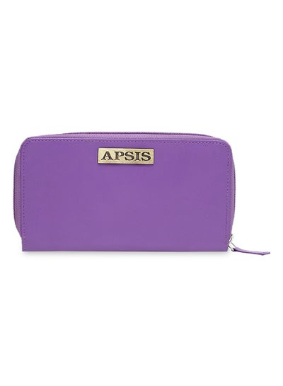 Buy Stylish Comfortable Logo Detail Wallet For Women AP_WLT_W2_Purple in UAE