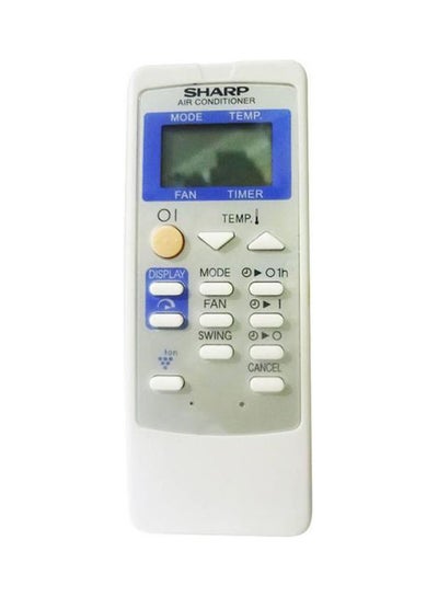 Buy Remote Control For Sharp With Light Screen Air Condition White in Egypt