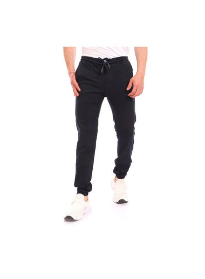 Buy Mid-Rise Casual Pants Dark Blue in Egypt