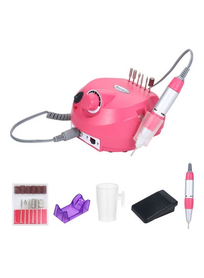 Buy Electric Nail Drill Kit Pink/Silver/Black in Egypt