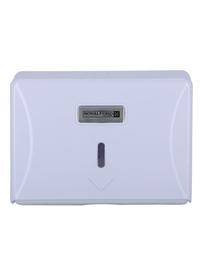 Buy Paper Towel Dispenser White 20.8x10x28cm in UAE