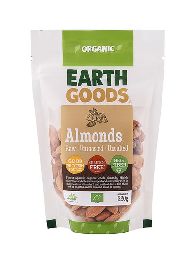 Buy Spanish Organic Almonds 220grams in UAE