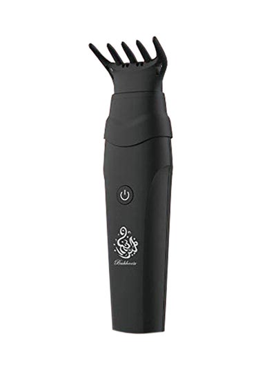 Buy Electric Bakhoor With Hair Comb Attached Black 17x11cm in Saudi Arabia