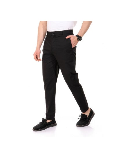 Buy Side Zipped Pockets  Pants Black in Egypt