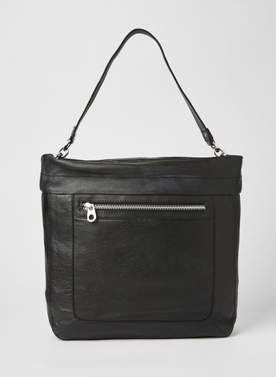 Buy Daphne Leather Handbag Black in Egypt