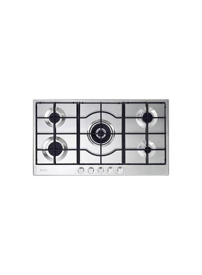 Buy Stainless Steel Built-In 5 Gas Burners Hob- 90 Cm ELIO 95-545 L Silver in Egypt