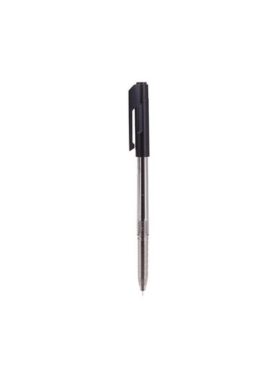 Buy Plastic Ballpoint Pen Clear And Black in Egypt