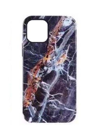 Buy Protective Marble Case Cover For iPhone 12 Pro Multicolour in UAE