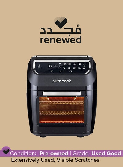 Buy Renewed - Air Fryer Oven By Nutribullet, 12L, 1800W 12.0 L 1800.0 W Model- AF9204S  Item code- NC-AFO12 Black in Egypt
