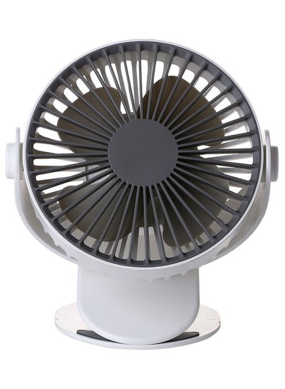 Buy Portable Clip Fan GXZ30021 White/Grey in UAE