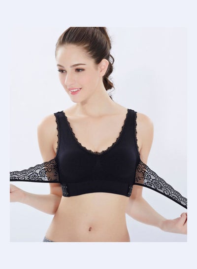 Buy Lace Bralette Black in Saudi Arabia