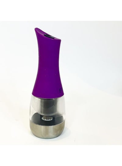 Buy Manual Pepper and Spice Mill Purple/Silver in Saudi Arabia