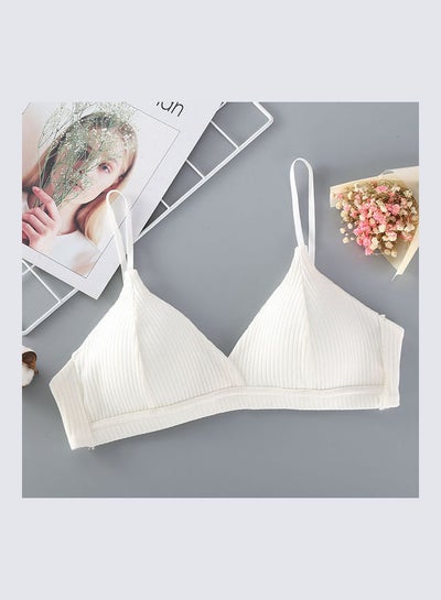 Buy Deep U Cup Push Up Bra White in Saudi Arabia