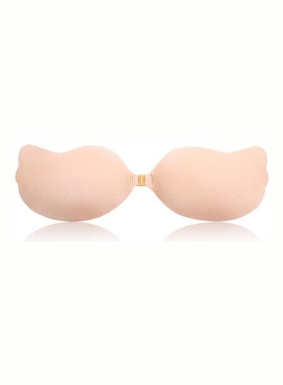 Buy Women's Butterfly Deep-V Bra Beige in Saudi Arabia