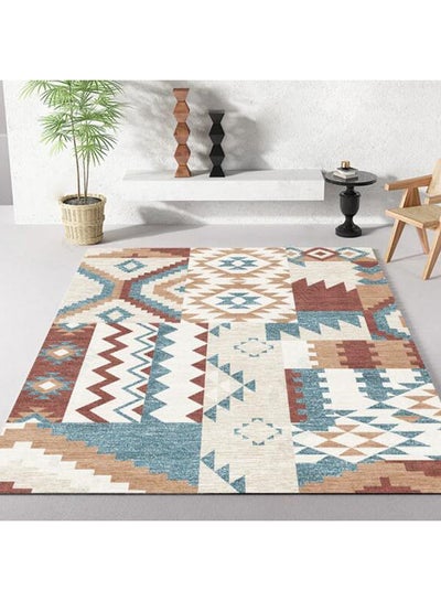 Buy Rectangular Soft Touch Carpet Multicolour 160x230cm in UAE