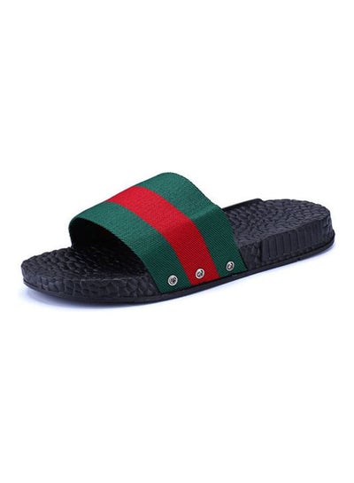 Buy Men's Flip Flops Stripe Casual Slippers Multicolour in UAE