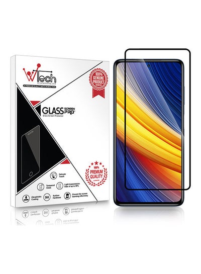 Buy Tempered Glass Screen Protector For Xiaomi Poco X3 Clear in UAE