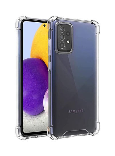 Buy Protective Bumper Back Case Cover For Samsung Galaxy A72 5G Clear in Saudi Arabia