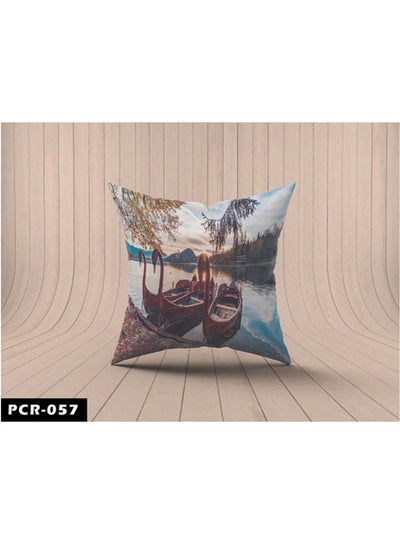 Buy Velvet  Cushion Cover Combination Multicolour 60x60cm in Egypt