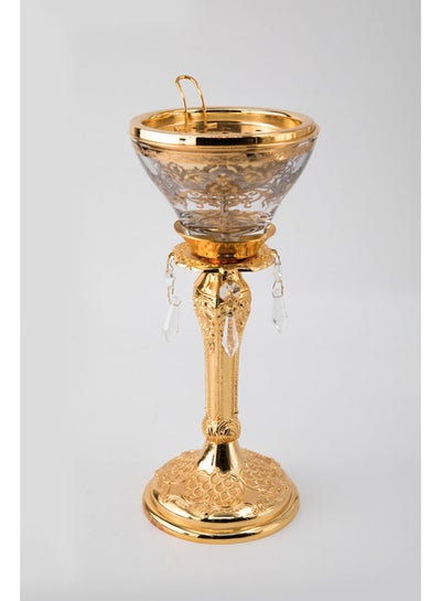 Buy Incense Holder Gold 33x15cm in Saudi Arabia