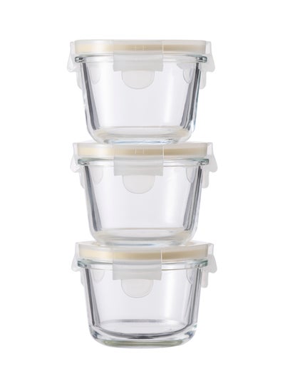 1 Compartment Glass Meal Prep Containers (3 Pack, 35 oz) - Glass Food  Storage Containers with Lids, Glass Lunch Box Containers, Portion Control