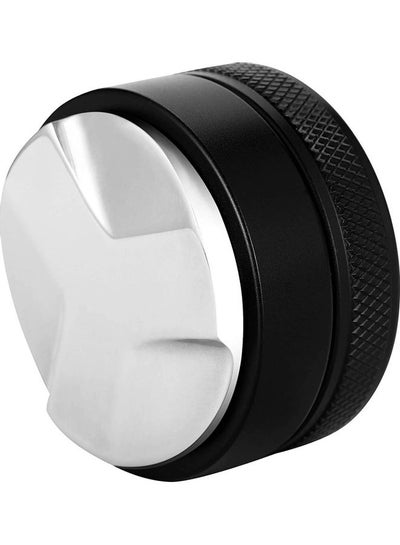 Buy Stainless Steel Coffee Pressed Powder Tamper Black/Silver in UAE