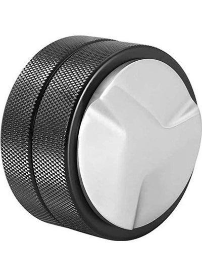 Buy 58mm Non-slip Coffee Tamper Black/Silver in UAE