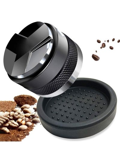 Buy 51mm Coffee Distributor and Leveler Tool Black/Silver in Saudi Arabia