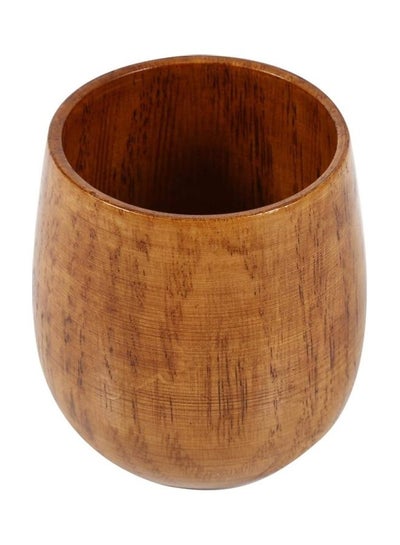 Buy Wooden Tea Cup Brown in UAE