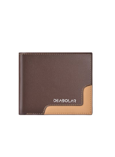 اشتري Comfortable And Stylish Long Wallet بني/بيج في الامارات