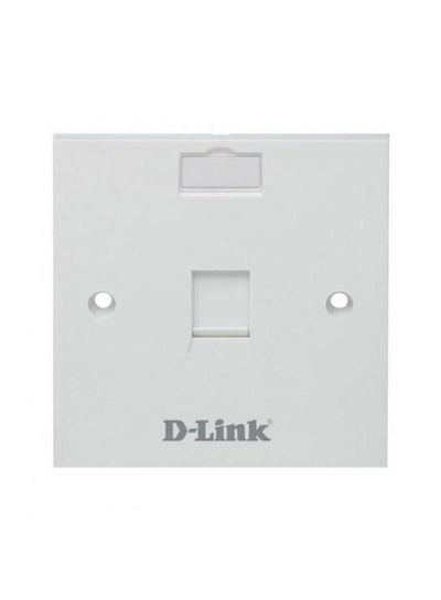 Buy Single Face Plate Ethernet Cable White in UAE