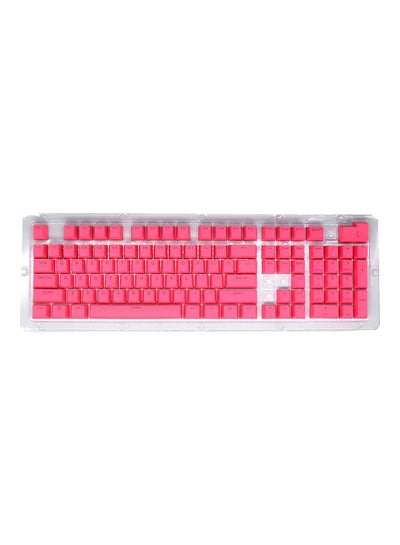 Buy 104 Keys Keycap Set For Mechanical Keyboard Dark pink in Saudi Arabia