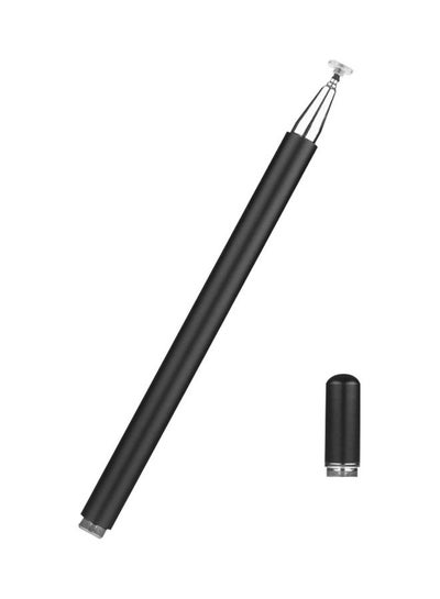 Buy Universal Stylus Pen with Magnetic Absorption Silicone Head Black in Saudi Arabia